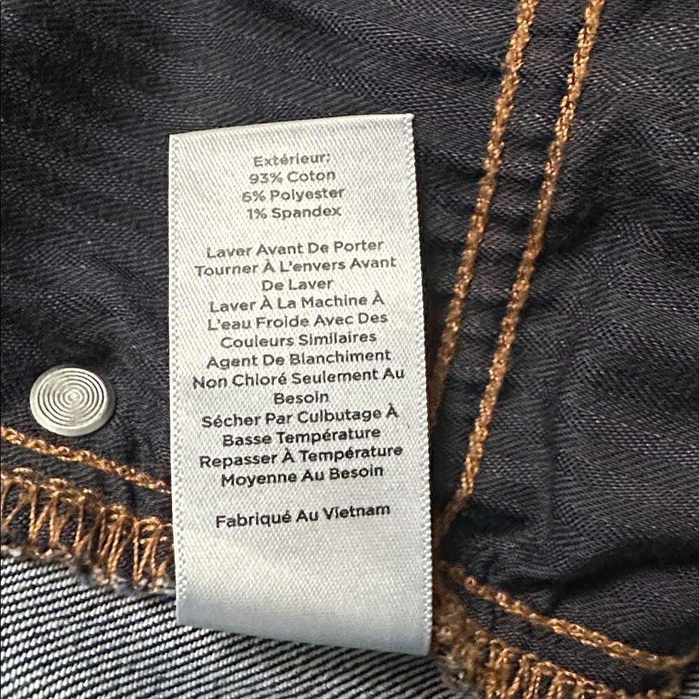Talbots Dark Blue Denim Slim Ankle Jeans - Picture 6 of 7